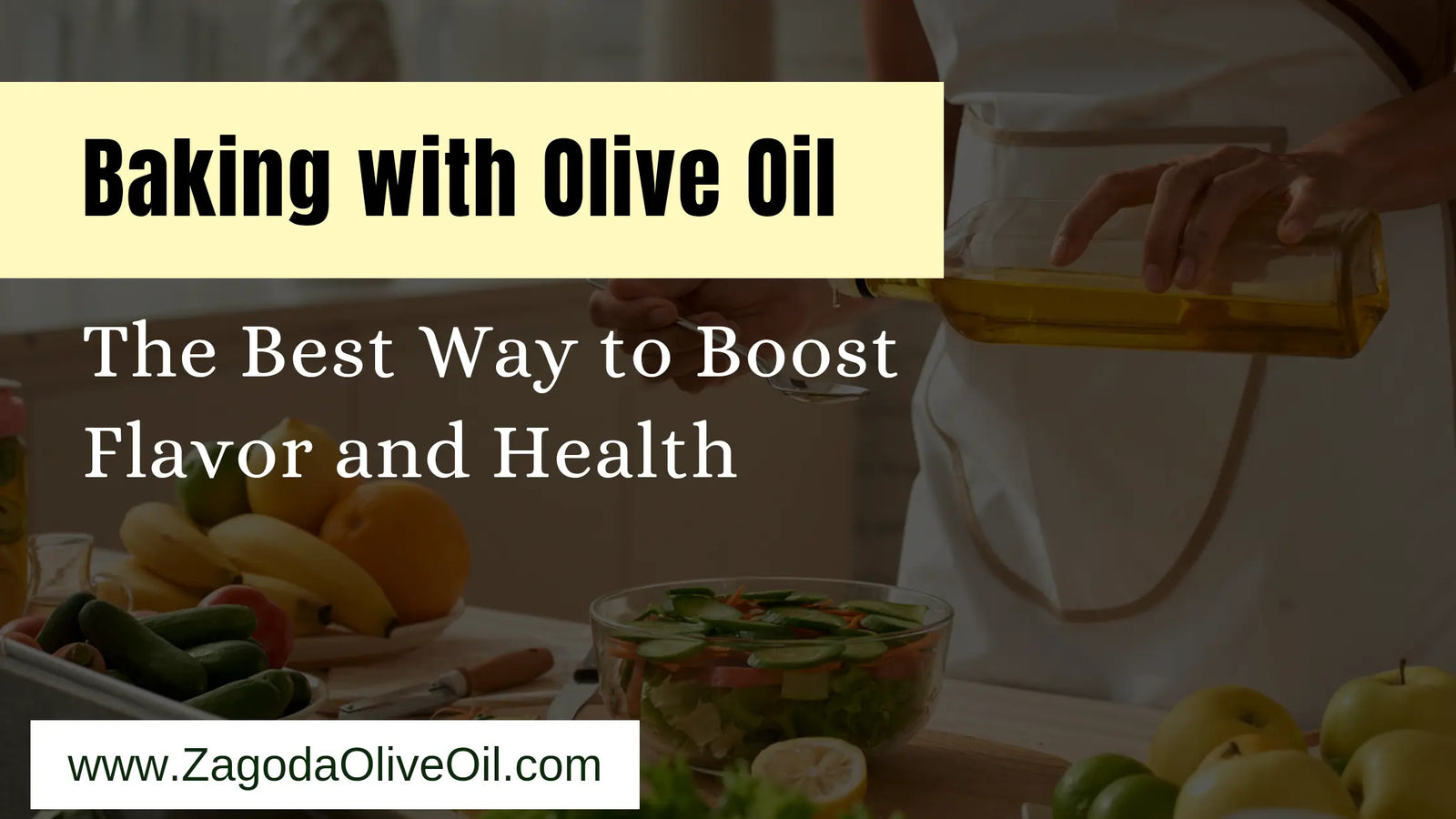 Baking naturally with the best extra virgin olive oil.