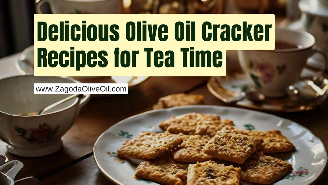 Delicious Olive Oil Cracker for Tea Time