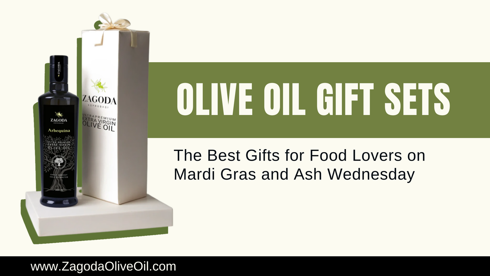 Mardi Gras & Ash Wednesday olive oil gifts