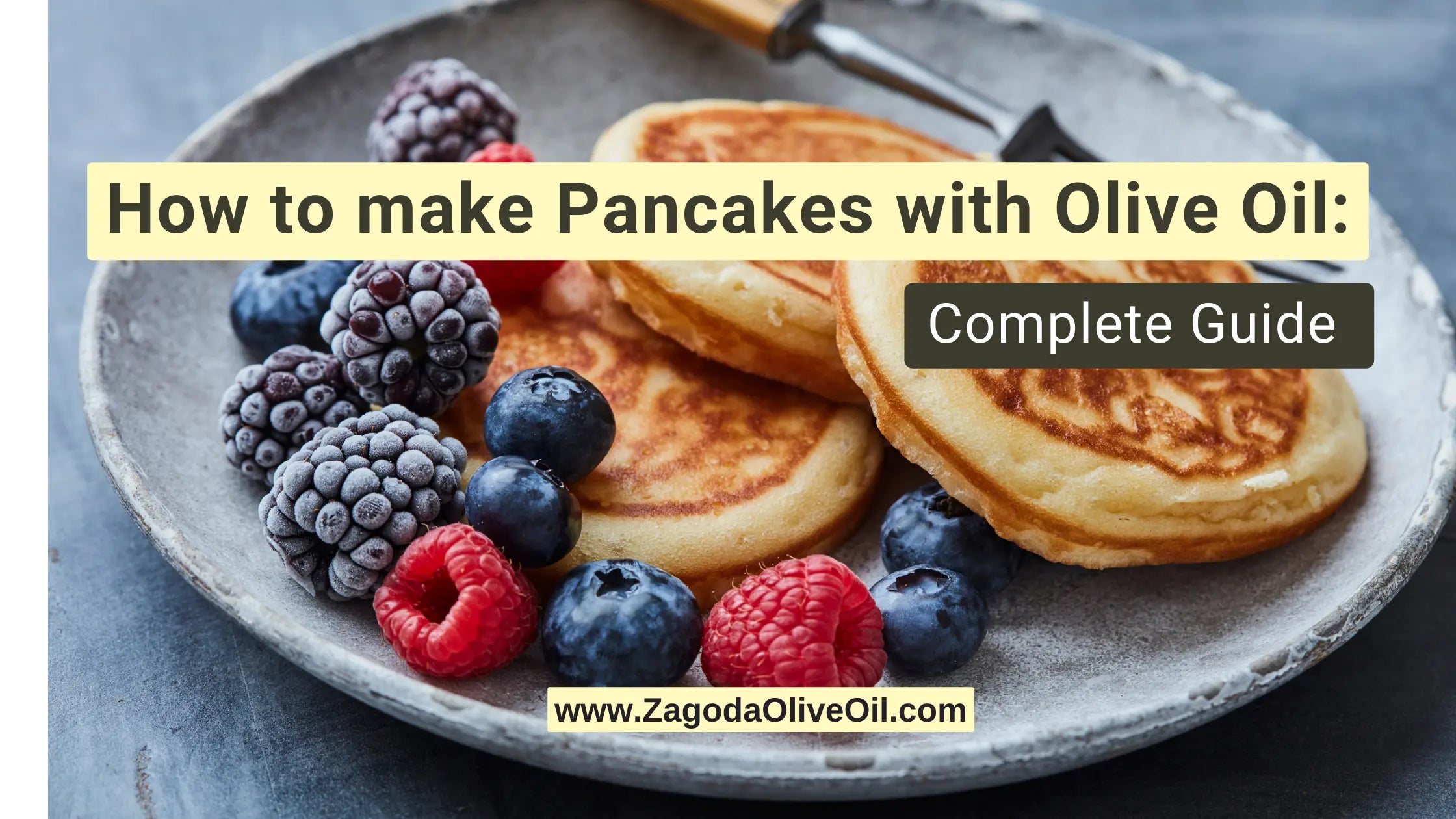 How to make pancakes with olive oil, Zagoda Olive Oil| Edible olive oil products