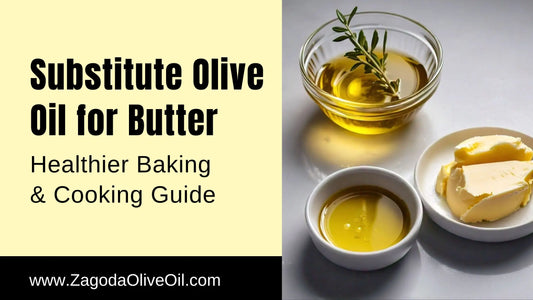 This image is the featured image of the blog which gives us the complete guide on that can we substitute olive oil for butter and how we can do this