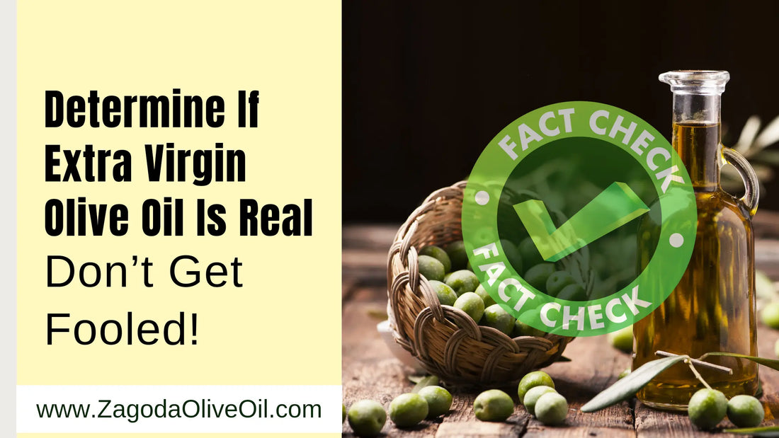 This image gives us the information about that whether Extra Virgin Olive Oil is real or not and how to check its originality and reality