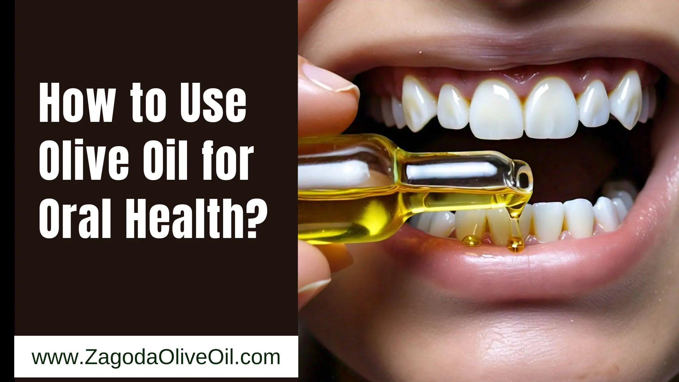 is Olive oil good for teeth