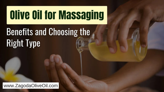Olive oil massage - Natural muscle relaxation and pain relief.