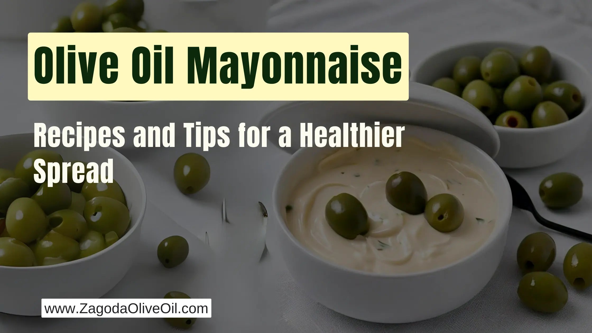 How to Make and Store Homemade Olive Oil Mayonnaise – Zagoda Olive Oil