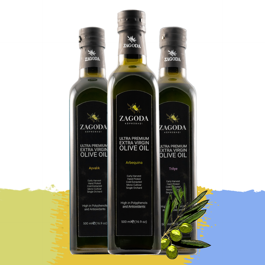 3-Pack Combo Ultra Premium Extra Virgin Olive Oil - New Harvest