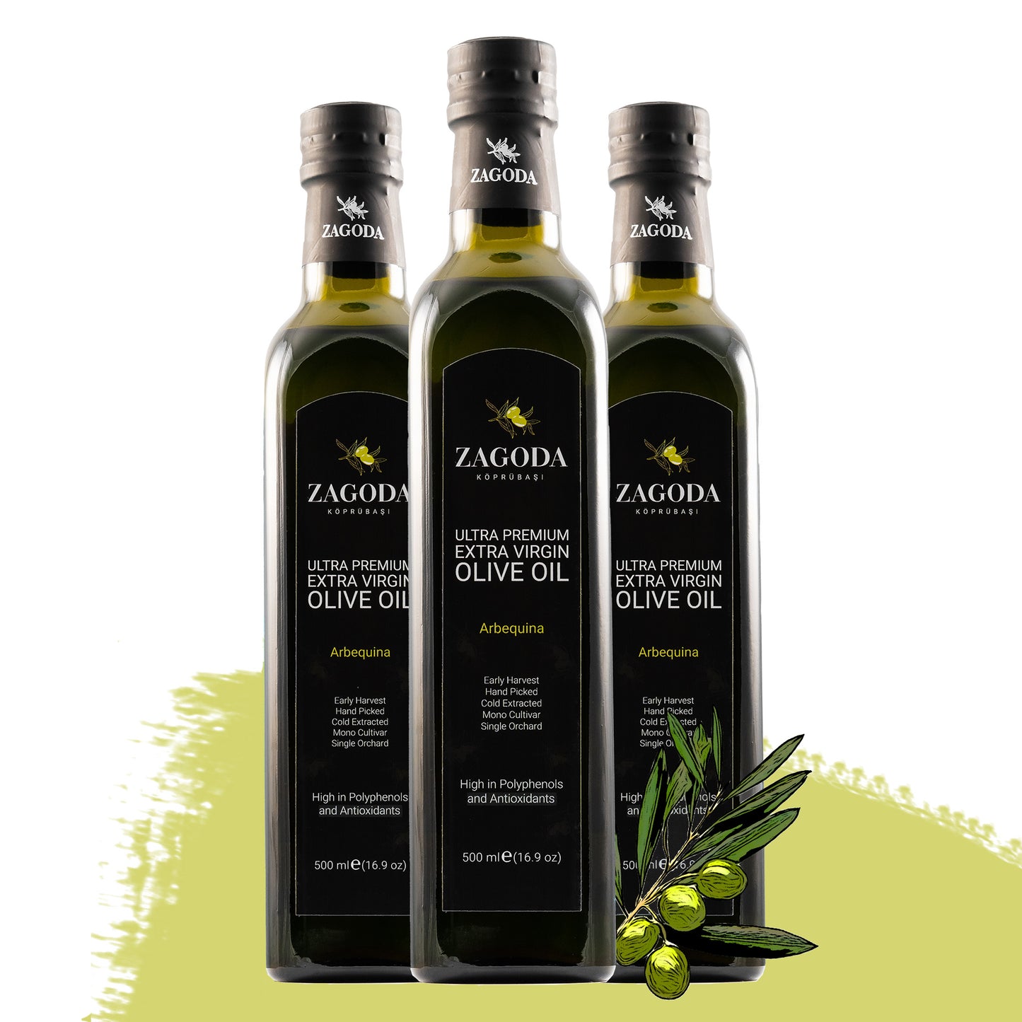 3-Pack Arbequina Ultra Premium Extra Virgin Olive Oil