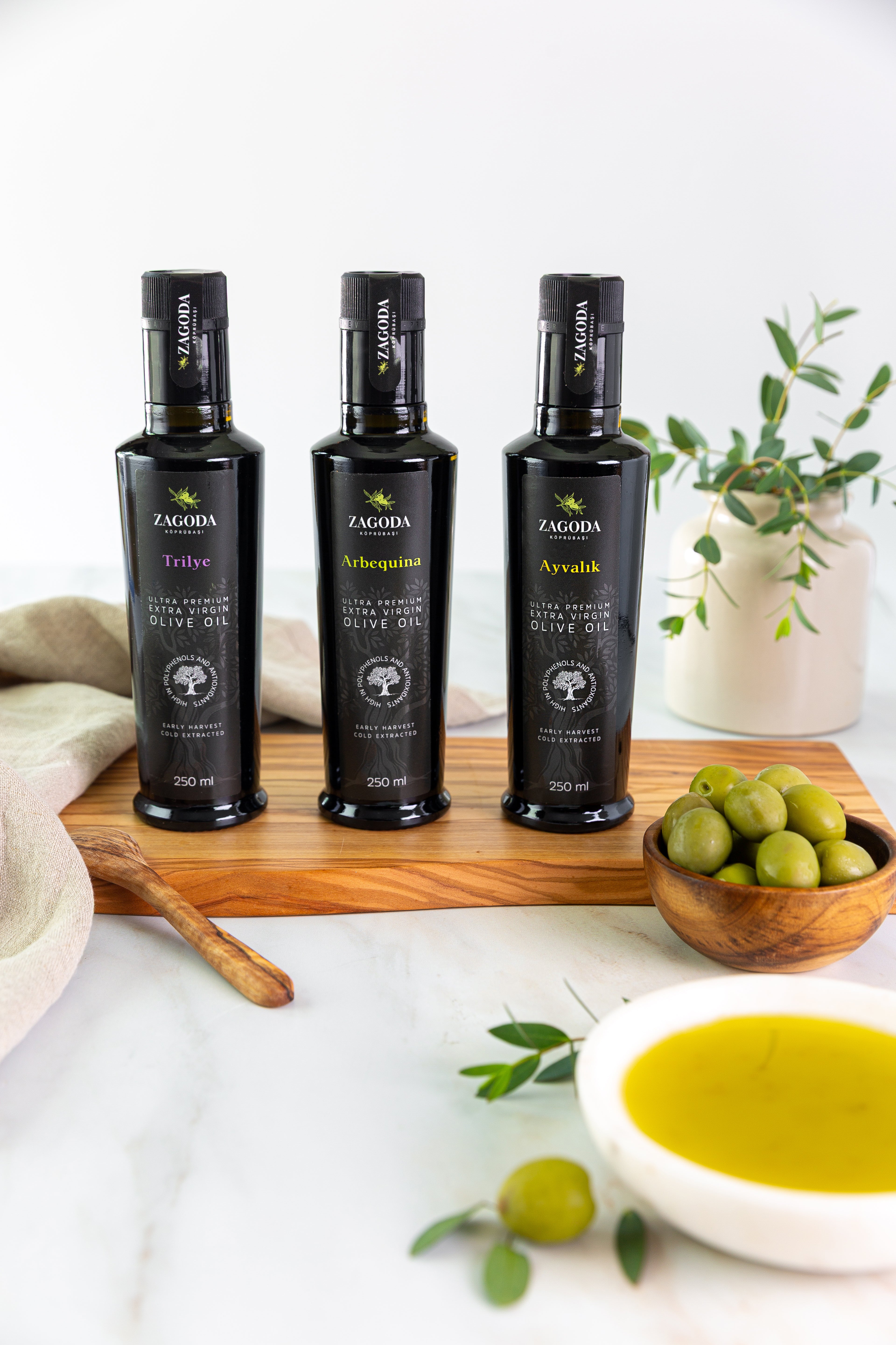 3-Pack | Zagoda Ultra Premium  Extra Virgin Olive Oil - All 3 Cultivars (250ml)