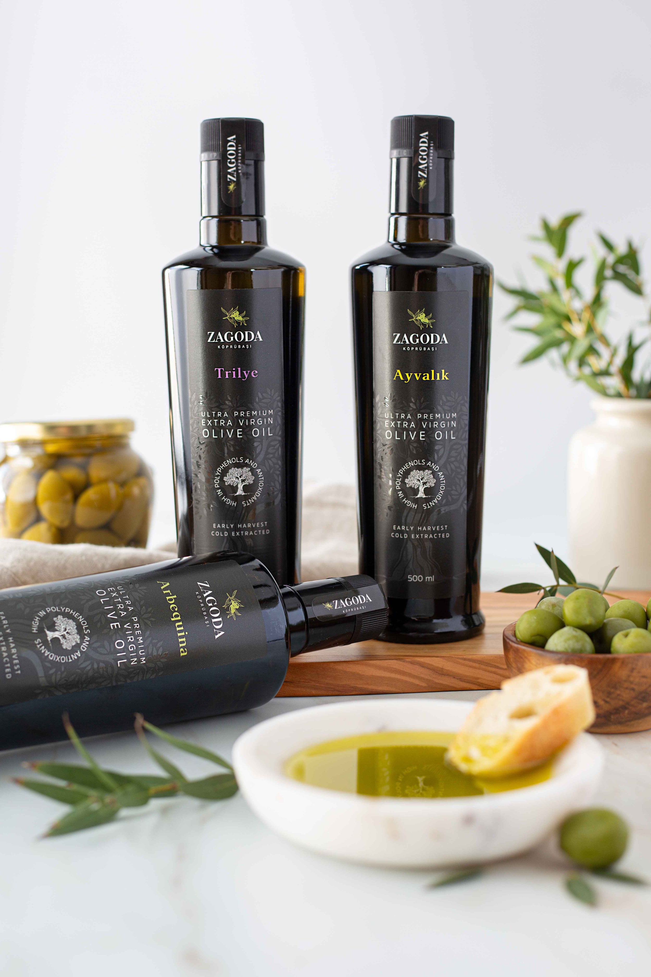 3-Pack | Zagoda Ultra Premium  Extra Virgin Olive Oil - All 3 Cultivars (500ml)